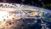 Toclafane over Earth