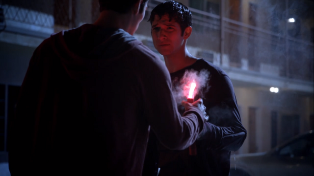 File:Teen Wolf Season 3 Episode 6 Motel California Dylan O'Brien Tyler Posey Stiles saves Scott.png