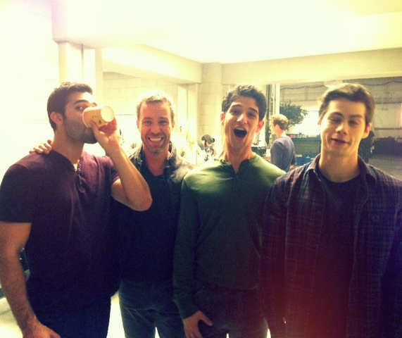 File:Teen Wolf Behind the Scenes Tyler Hoechlin JR Bourne Tyler Posey Dylan O'Brien.png