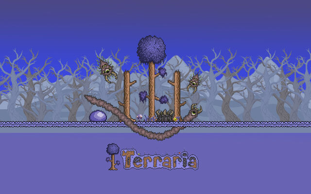 File:Tiamou Terraria Fan Art Corruption Biome Wallpaper.jpg