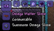 Summons Omega Slime