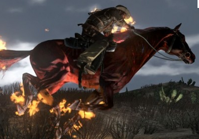Undead horse with master