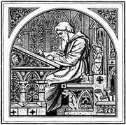 Scribe writing