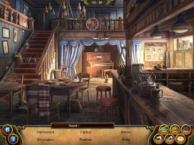 Saloon in Text Mode