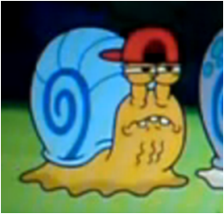 Dan the orange Snail