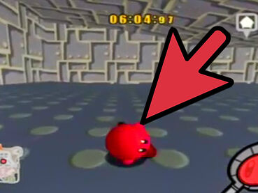 Red Kirby Breakdancing