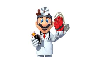 Dr. Mario packing heat