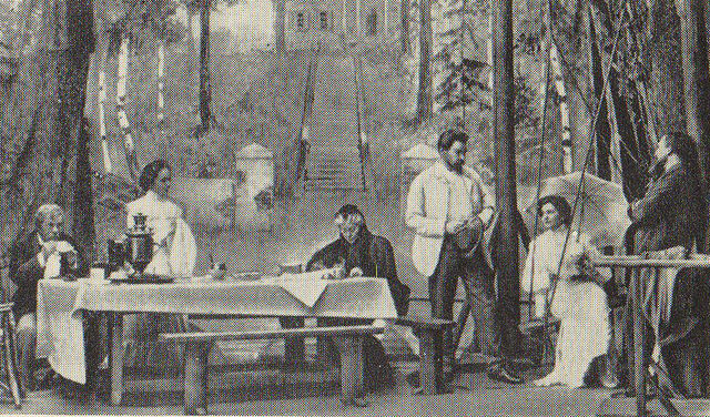 File:Uncle Vanya (1890) - Act 1, Moscow Art Theatre - Olga Knipper as Elena (right).jpg