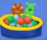 blue's clues green puppy plush