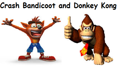 Crash Bandicoot and Donkey Kong
