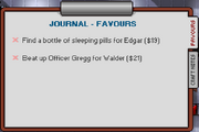 Screenshot Journal Favors