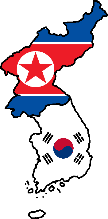 Image - Flag Map of Korea (Divided).png ...