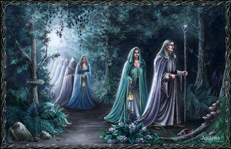 Elves leave middle earth by araniart-d3aff8y