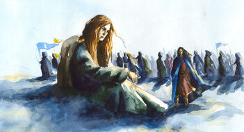 MF-Turgon-Mourns-the-Loss-of-His-Wife-Elenwe-in-the-Helcaraxe