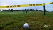 Golf Crime Scene