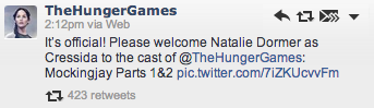 Mockingjay cressidacasting