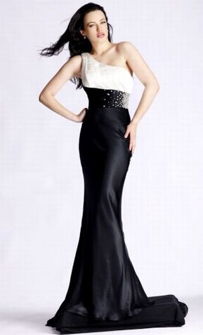 File:One-shoulder-black-white-long-prom-dress-302x500.jpg