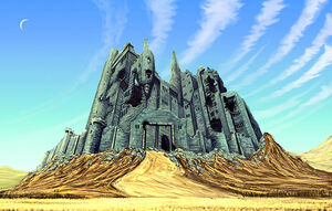 Destroyed Castle by Daldbaatar