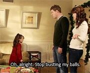 Stop busting my balls