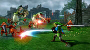 Link mata a bokoblins