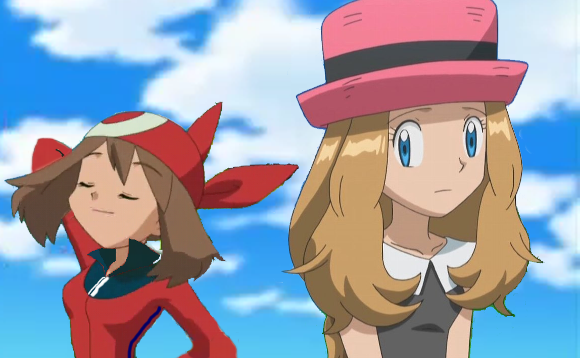 Image - May and Serena.PNG The Pokemon Fanfiction Wiki Fandom.