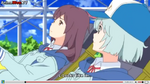 Yukina and Nozomi as hostages