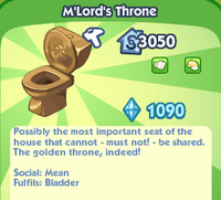 M'Lord's Throne