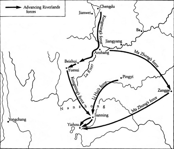 File:Shu-Han route to Nanzhong.png