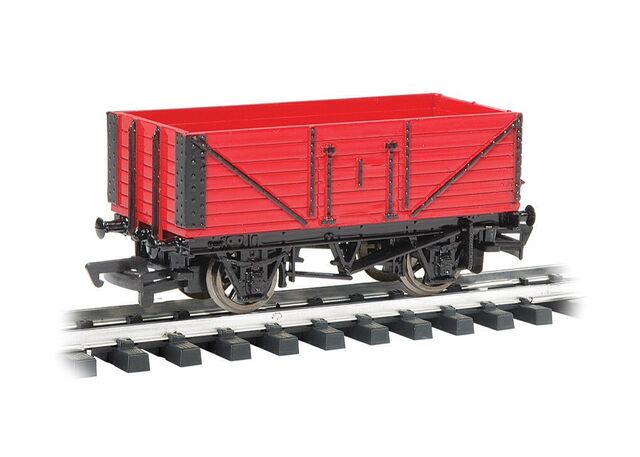 File:GScaleRedOpenWagon.jpg