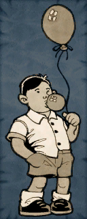 Boy Cardboard Character