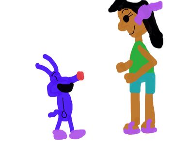 Unpack your adjectives Tiny Toon Adventures giantess Mary Melody and Calamity Coyote