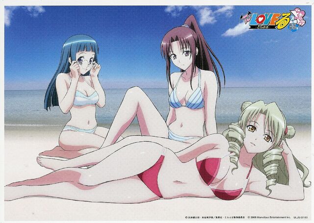 File:Saki, Aya and Rin at the beach.jpg