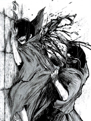 Ayato rips off Touka's kagune.png