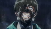 Kaneki asking Amon to escape in order to not eat him