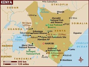 Kenya map 001