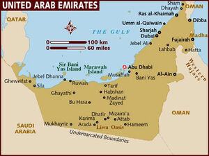 United Arab Emirates map 001