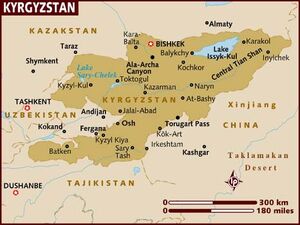 Kyrgyzstan map 001