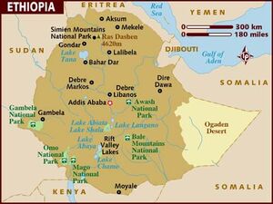 Ethiopia map 001