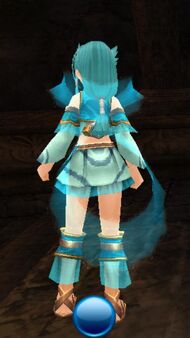 Aqua garb back
