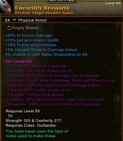 Unearthly Brassarts
