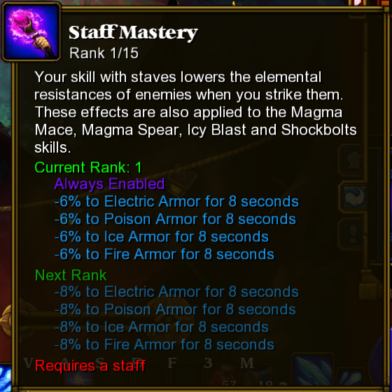 Staff mastery level 1