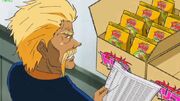 Ichiryu inspecting the new Toriko Snacks