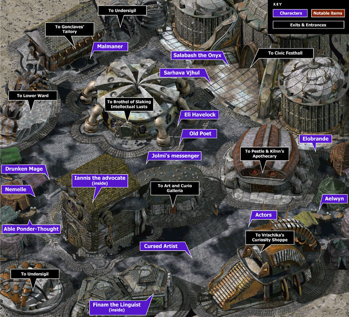 Clerks ward map