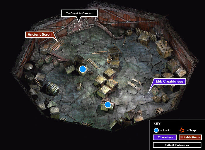 Carceri warehouse map