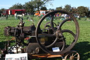 Hornsby model B oil engine no. 30963 part restored at Scorton NY 09 - IMG 2773