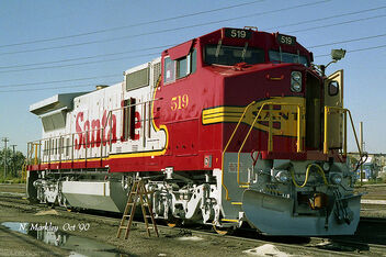 ATSF B40-8W