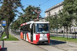 Tram LM-2008 on Moskovskiy avenue