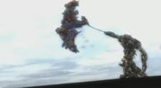 TF The Game Megatron Hits Prime with His Mace.jpg