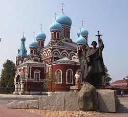 Borisov-prince-monument-and-church