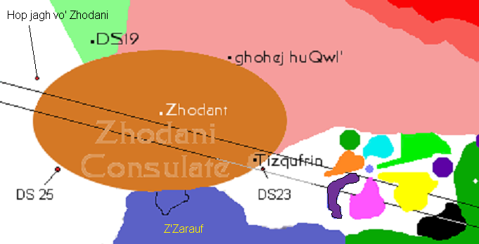 Zhodani Sector map